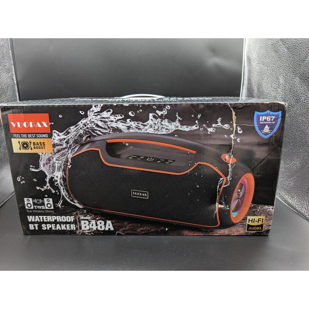 Portable Bluetooth Waterproof Speaker Wireless Loud Sound Deep Bass B48A Vuopax